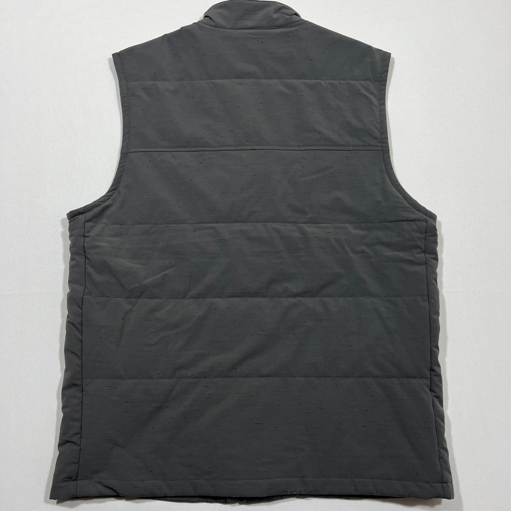 Travis Mathew Vest Snowbody Better‎ Golf Gray Puffer Quilted Outdoors Men's XL - Picture 10 of 13